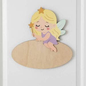 Personalized door & wall sign "Fairy"