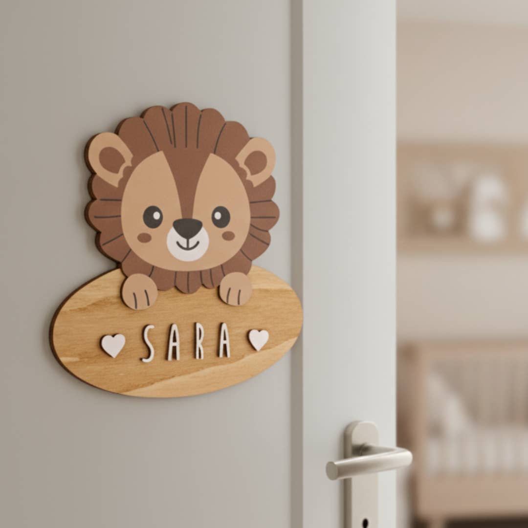 Personalized door & wall sign «Leo"