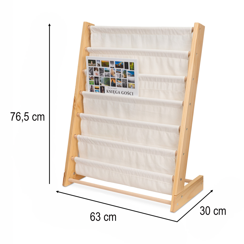 Montessori laste raamaturiiul 76,5 cm - Pilt 2