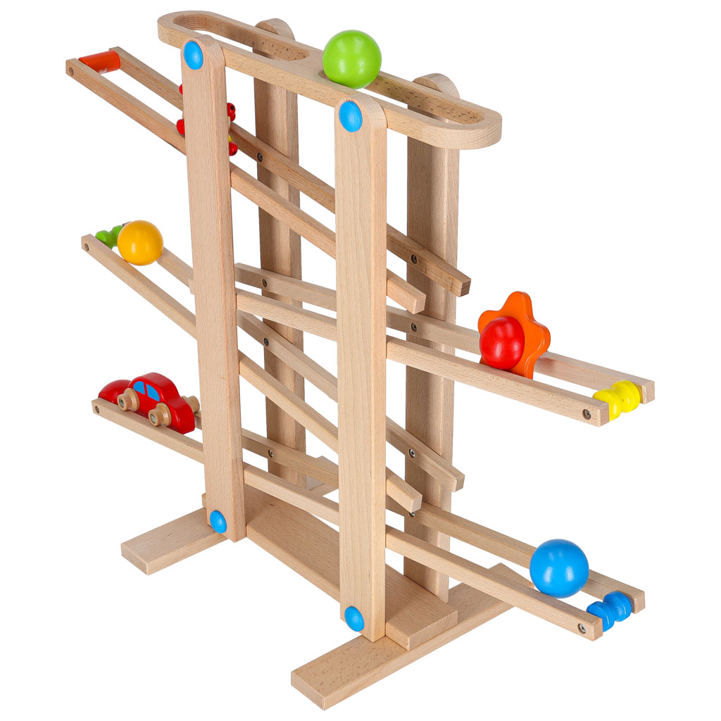 Montessori XXL wooden ball track kulodrome - Image 2