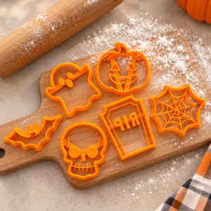 Oranžid halloweeni küpsisevormid TipTip