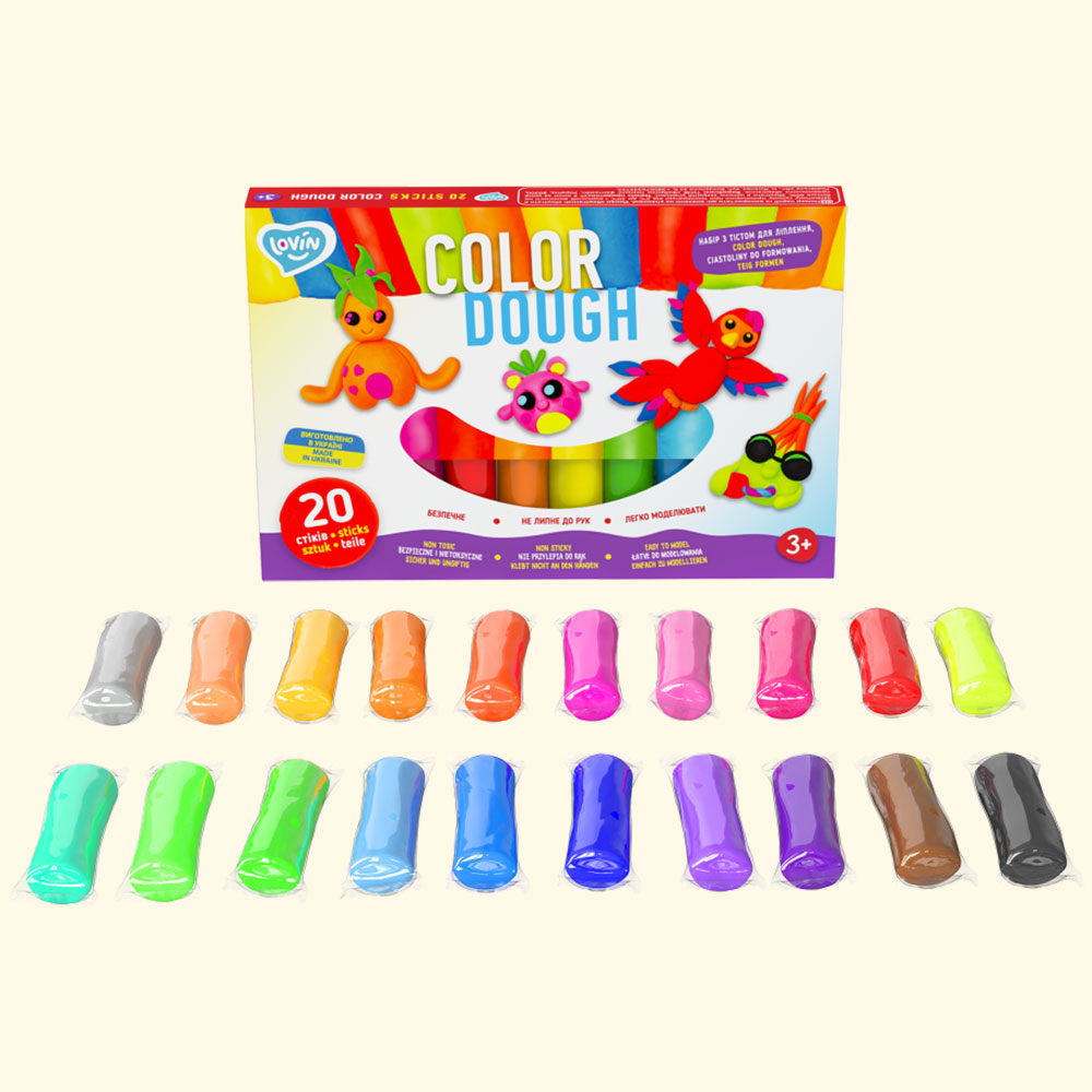 Plastiliini voolimiskomplekt LOVIN' - 20 pulka - Pilt 2